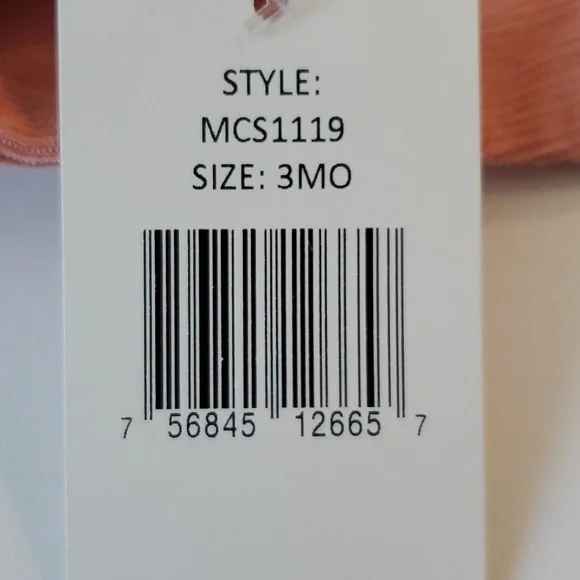 Miniclasix Smocked Top & Leggings Set in Mauve| Size 3M - Picture 9 of 9